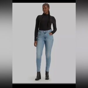 Levis 721 Jeans Sz 22 W Womens Blue Stretch Pants Ladies High Rise Skinny